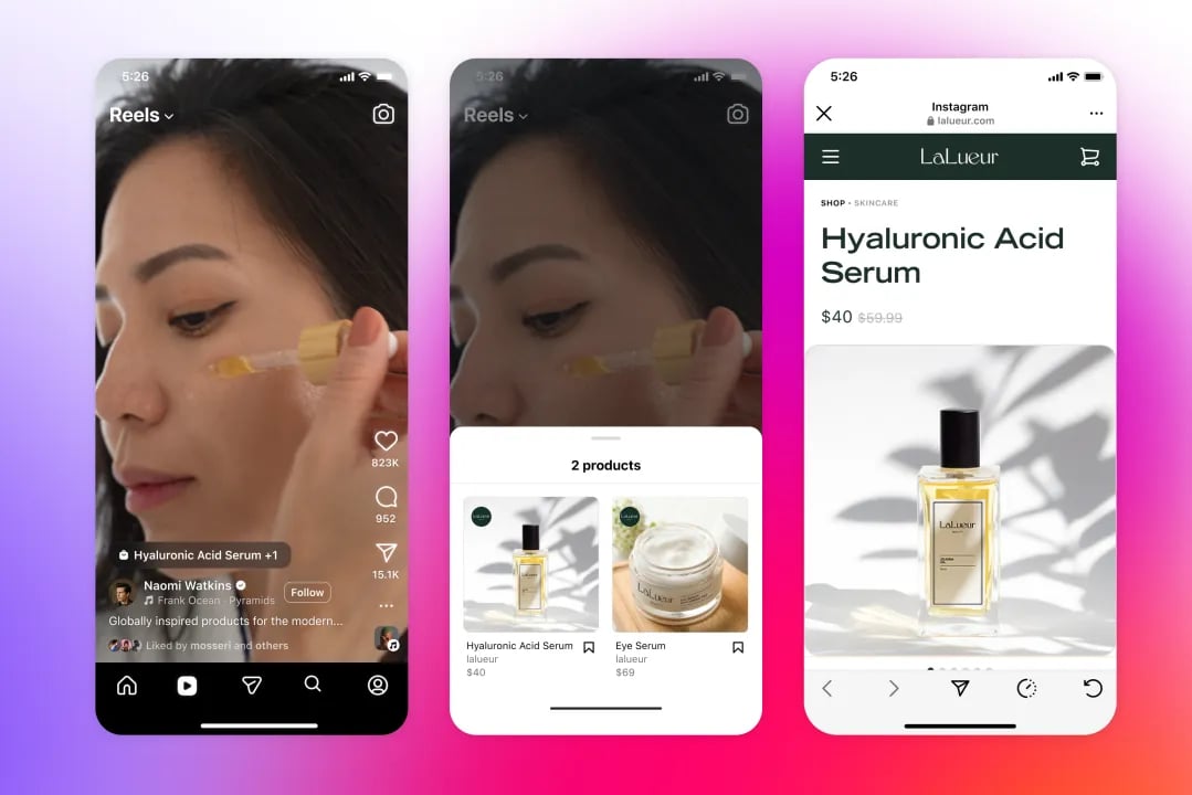 Meta is Putting Affiliate Shopping Links inside Instagram and Facebook Reels