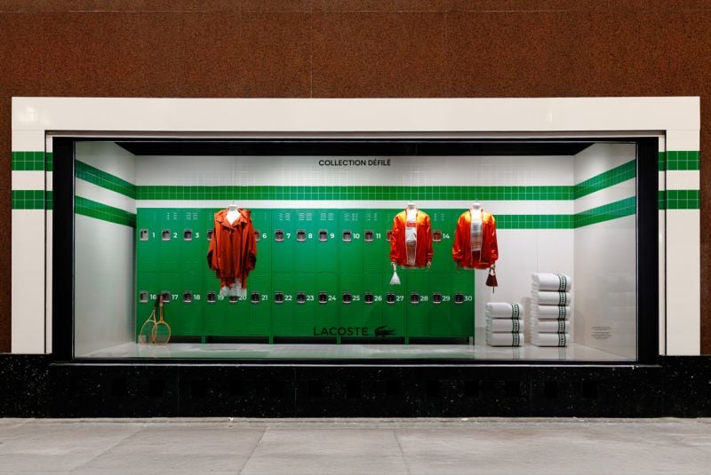 Lacoste Takes Over Galeries Lafayette Haussmann for a Women's Exclusive Creative Collection