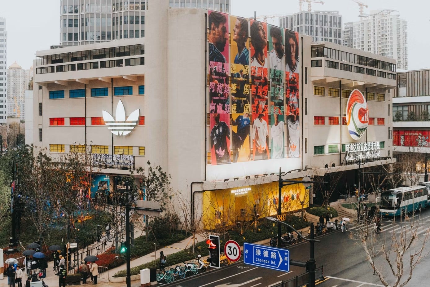 Adidas Celebrates the Launch of World Cup Away Kits at a Retro Flea Market in Shanghai