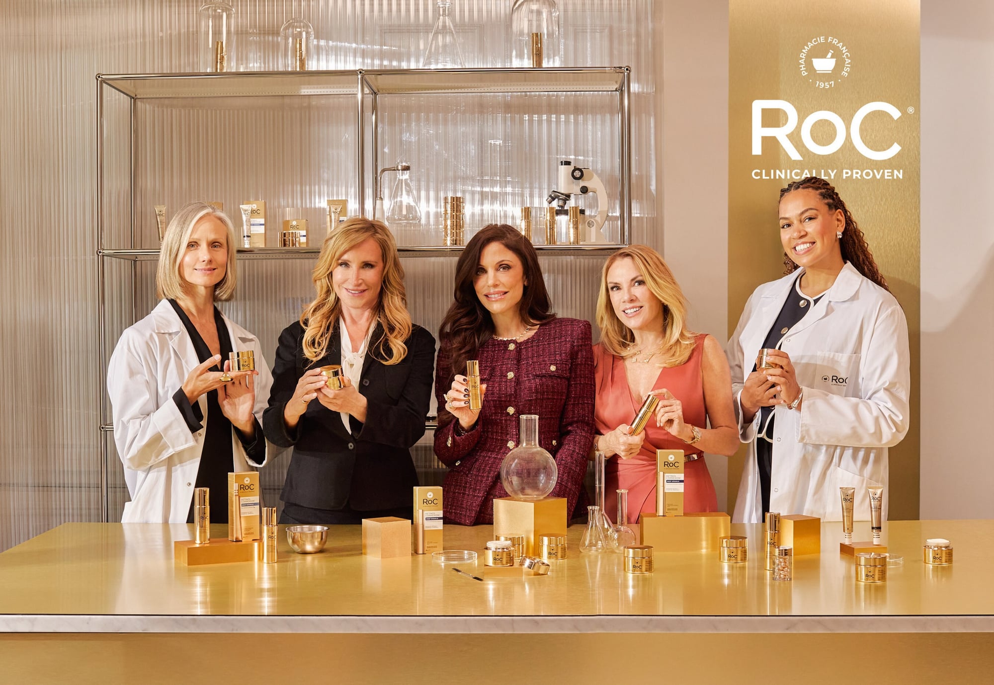 RoC Skincare Reunites Bethenny Frankel, Ramona Singer, and Sonja Morgan in Paris for a Clinical Skin Age Reset
