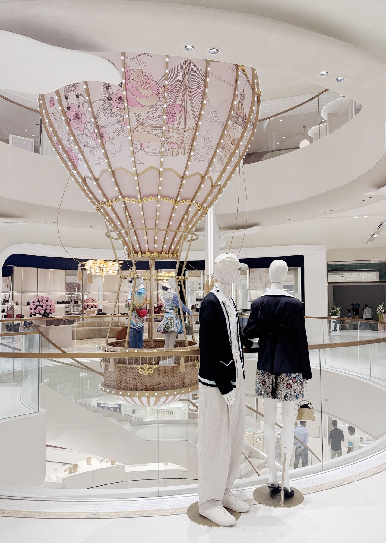 Parisian elegance lands in India under a 27-foot hot air balloon at Galeries Lafayette Mumbai
