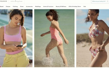 Anthropologie sees 'tremendous success' in swim, launches new collection
