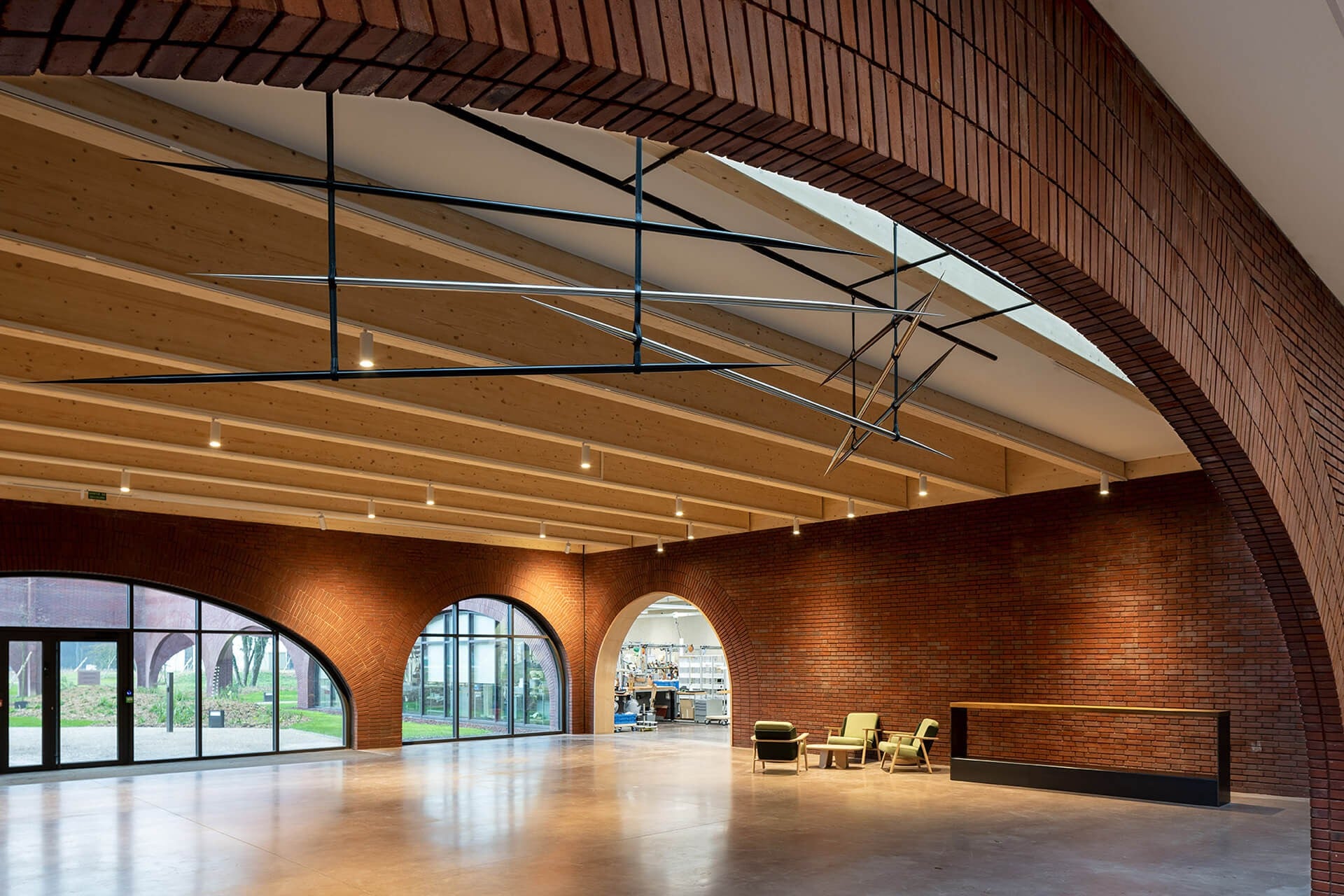 Hermès Builds a 6,200 m² Brick Workshop in Normandie