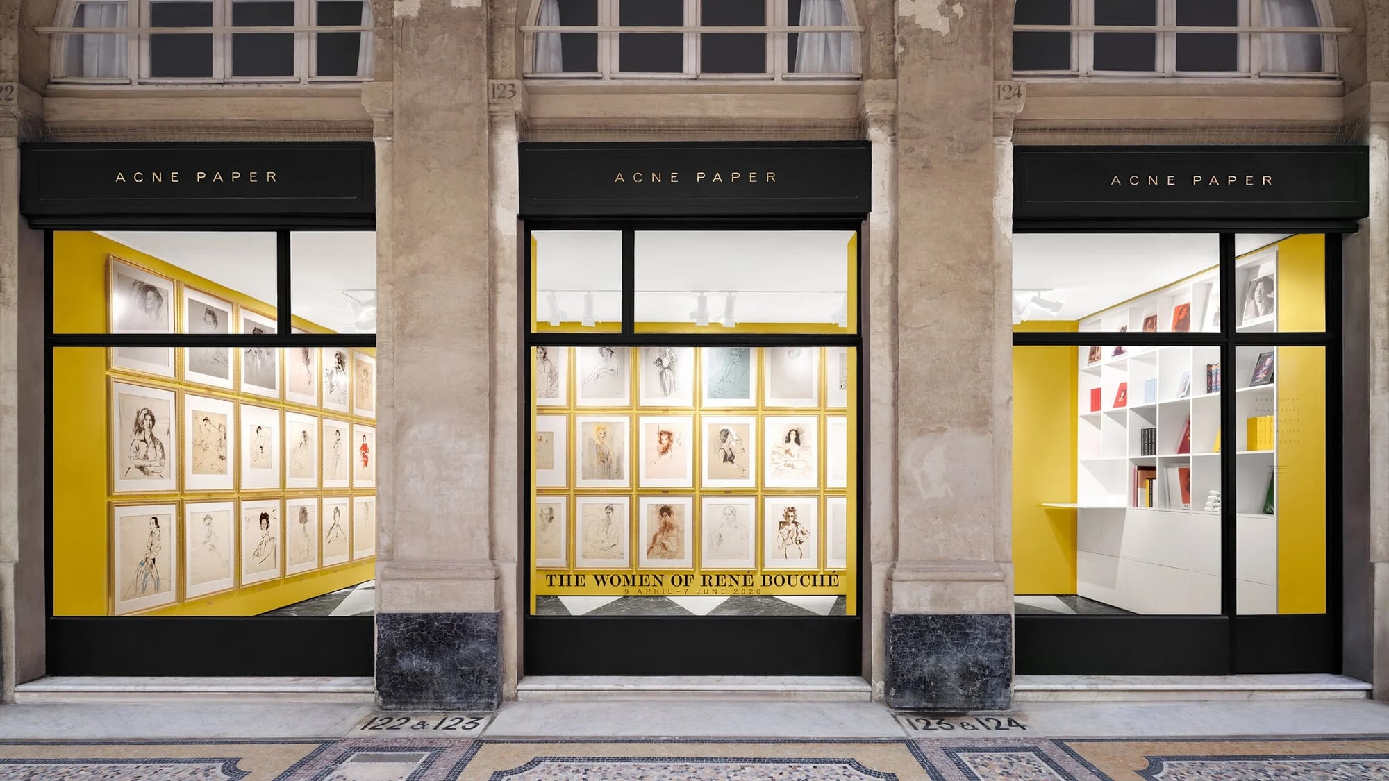 Acne Paper Palais Royal Brings René Bouché’s Women Back into Focus in Paris