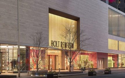 What is the most high-end department store in the Canada?