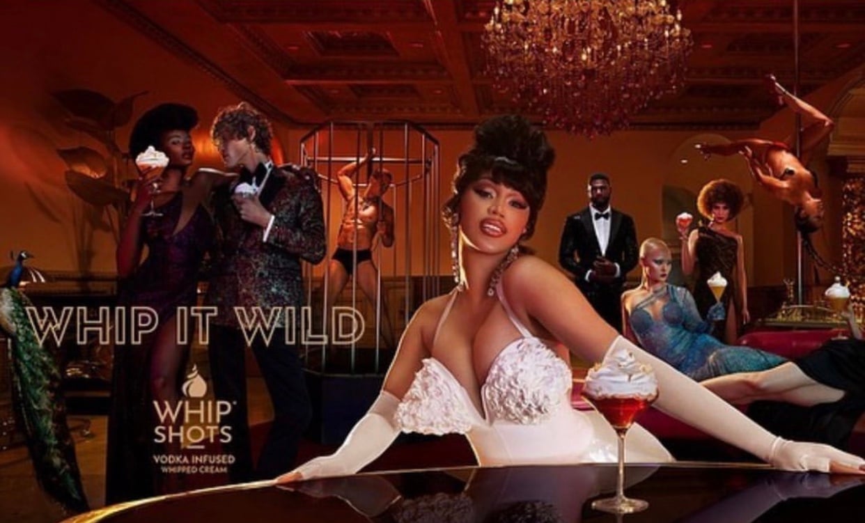 cardi b whipshots