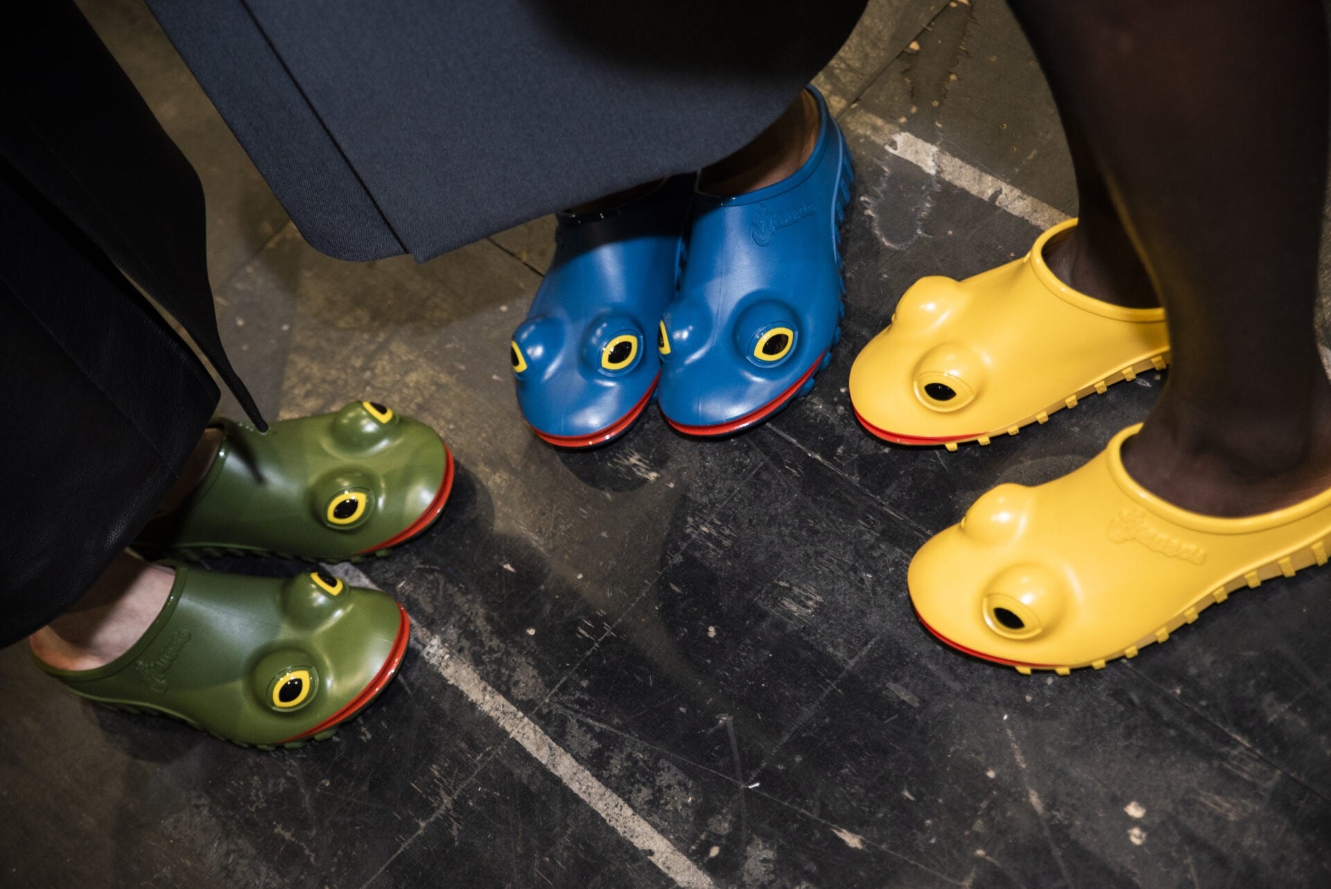 Luxury frog clogs are turning childhood rain boots into a five-hundred-dollar style statement