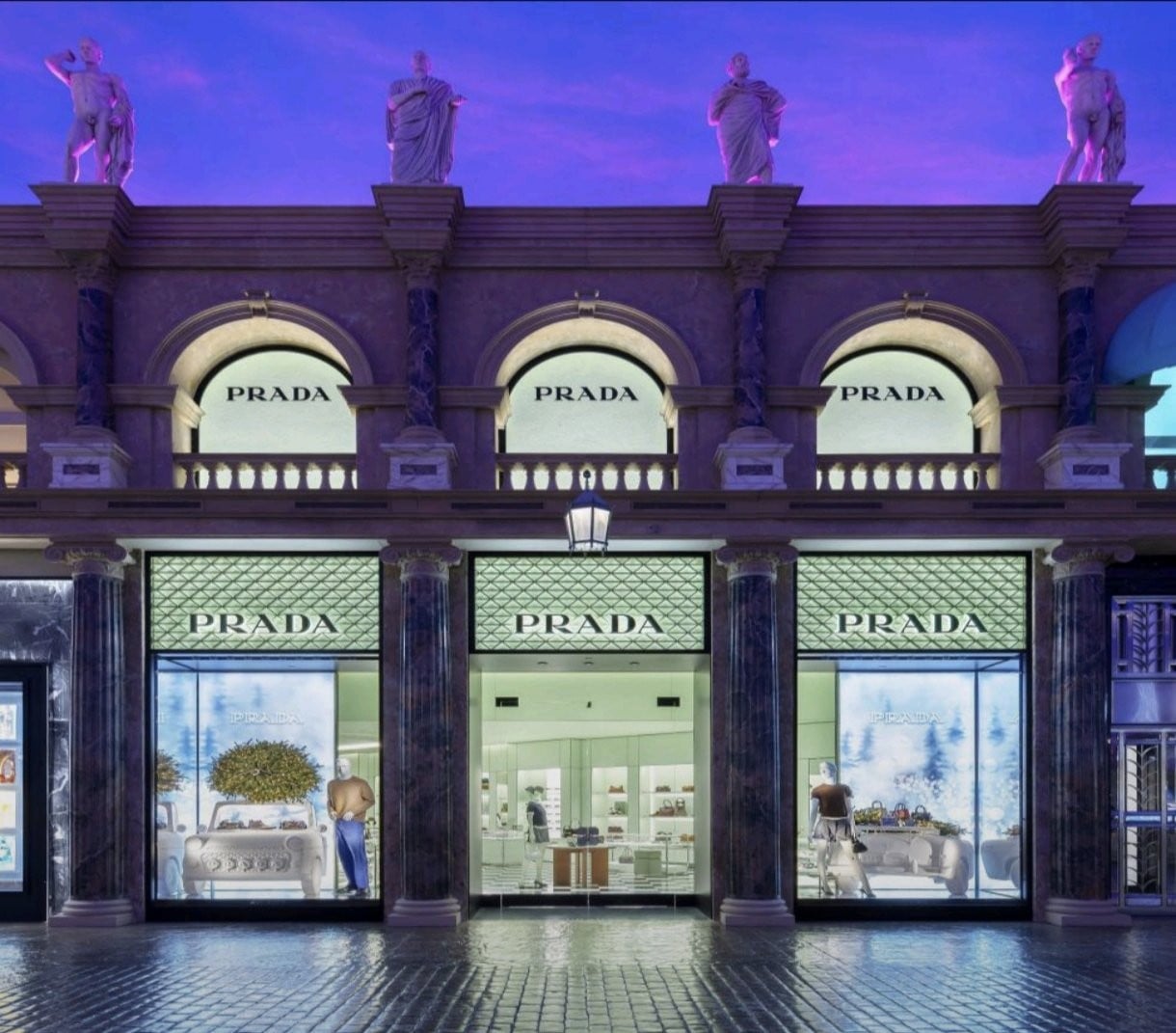 Prada Opens Landmark Caesars Forum Store in Las Vegas